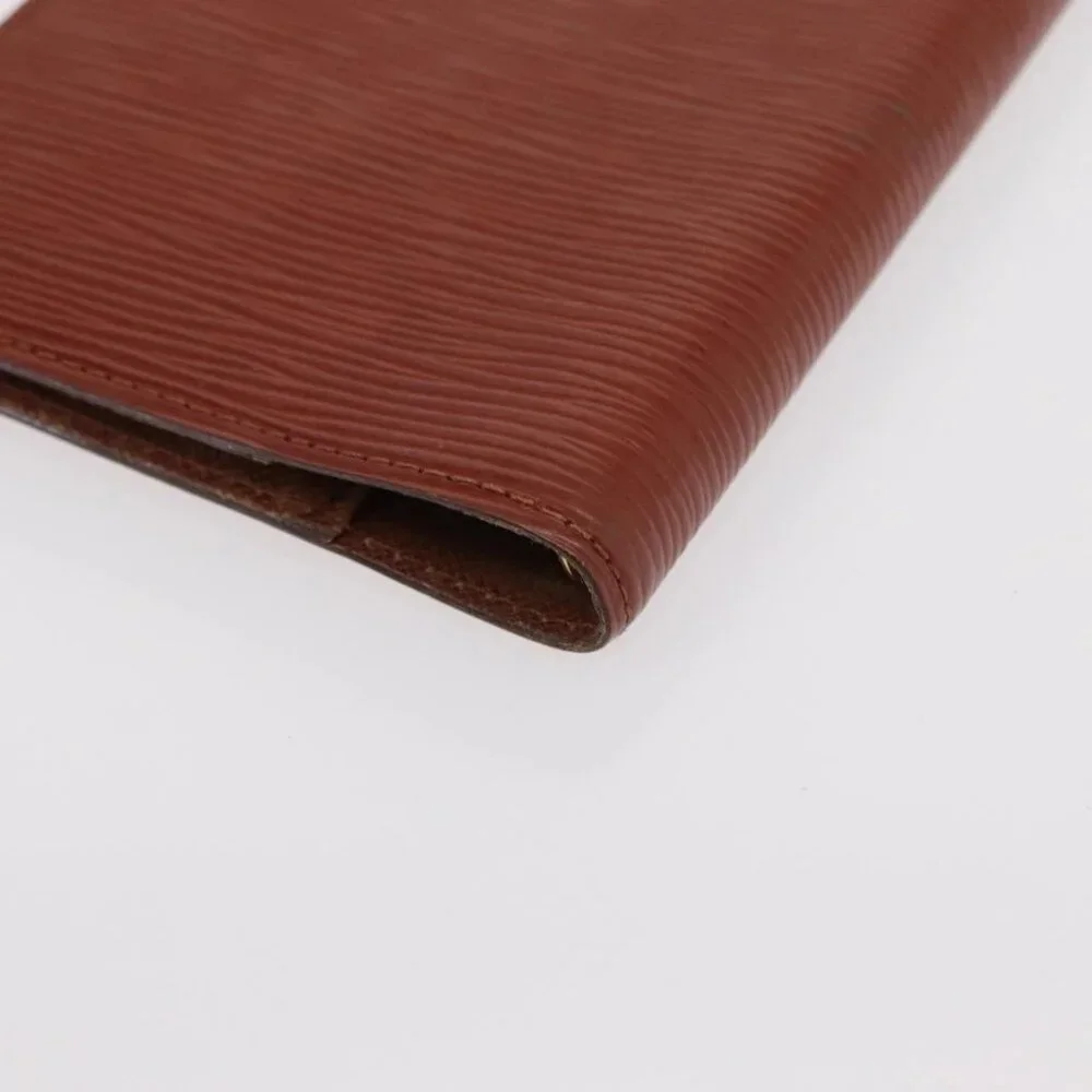 LOUIS VUITTON Epi Agenda PM Day Planner Cover Brown